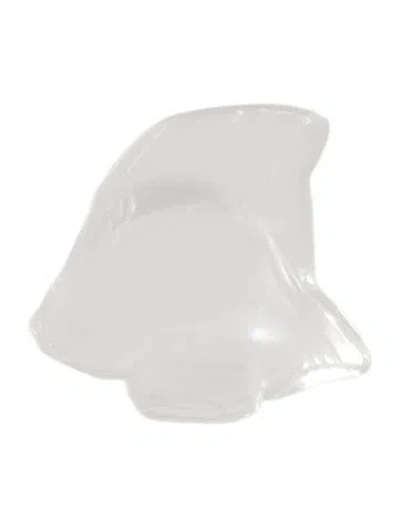Pre-owned Lalique Crystal Fish Figurine In Transparent