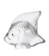 Lalique Crystal Fish Sculpture In Transparent