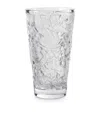 Lalique Crystal Large Merles Et Raisins Vase In Clear