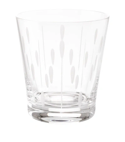 Lalique Crystal Lotus Dew Tumbler (30cl) In Clear