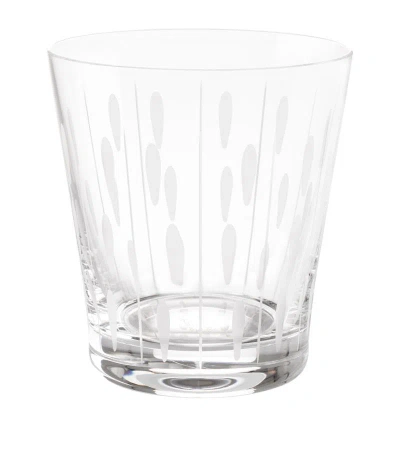 Lalique Crystal Lotus Drop Tumbler (30cl) In Clear