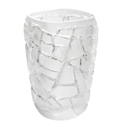 Lalique Crystal Magnitude Vase In Transparent