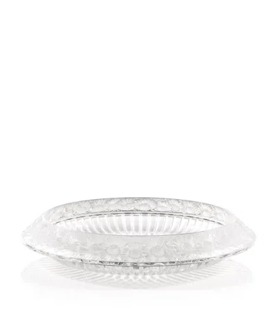 Lalique Crystal Marguerites Bowl In Clear