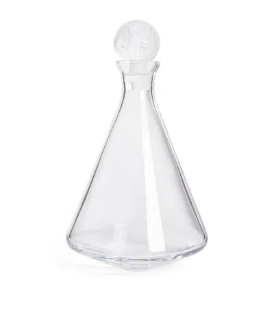 Lalique Crystal Merlot Decanter In Transparent