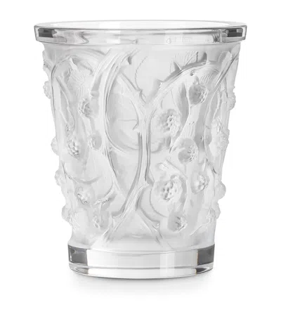 Lalique Crystal Mûres Vase In Transparent