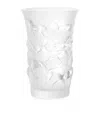 Lalique Crystal Mustang Vase In Clear