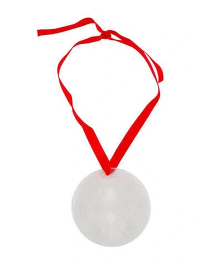 Pre-owned Lalique Crystal Noel 2005 Ornament In Transparent