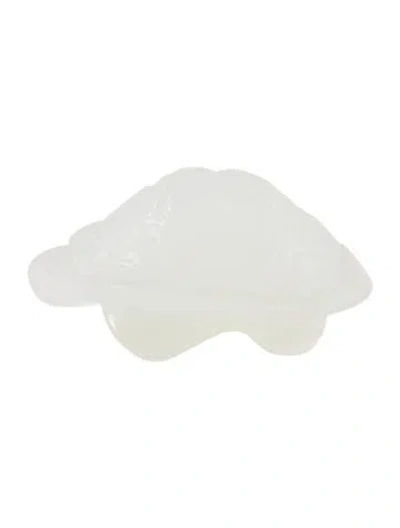 Pre-owned Lalique Crystal Sidonie Turtle Figurine In Clear