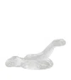 Lalique Crystal Snake Sculpture