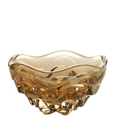 Lalique Crystal Vibration Box In Brown