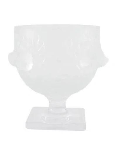 Pre-owned Lalique Elisabeth Vase In Transparent
