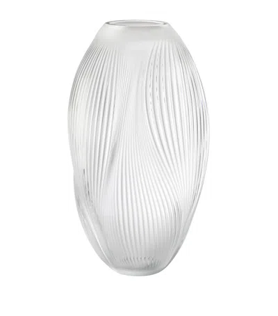 Lalique Extra Large Alizé Vase In Clear