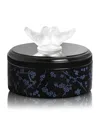 Lalique Fleurs De Cerisier Doves Trinket Box In Black