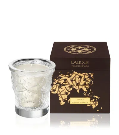 Lalique Forest Candle In Transparent