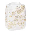 Lalique Gold-stamped Cherry Blossom Vase In Clear