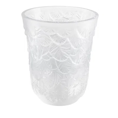Lalique Crystal Grand-duc Votive In Clear