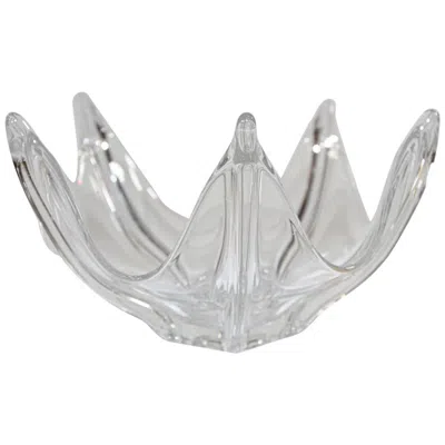 Pre-owned Lalique Hand-blown Crystal Bowl,  Style, Neoclassical Design, 1960s In Gray