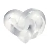 Lalique Heart Paperweight Clear In Clear