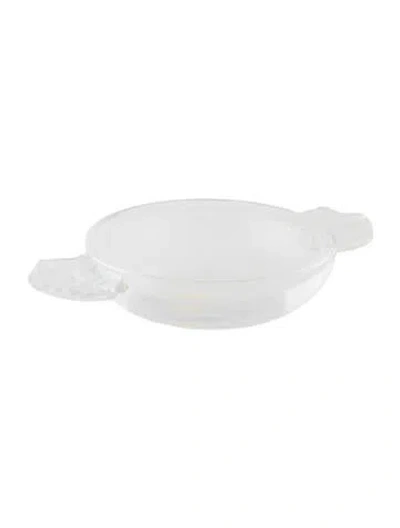 Pre-owned Lalique Honfleur Trinket In Transparent