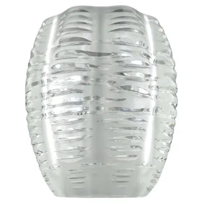 Pre-owned Lalique , "iseran" Vase, France 1980s In Transparent
