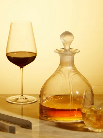 Lalique James Suckling Hand-blown Crystal Decanter