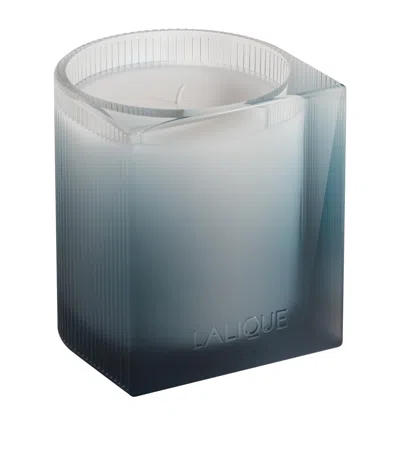 Lalique La Muse Scented Candle In Blue