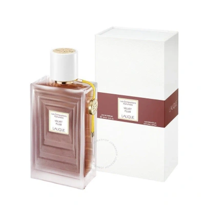 Lalique Ladies Les Compositions Velvet Plum Edp Spray 3.4 oz Fragrances 7640171198026 In Pink / Plum