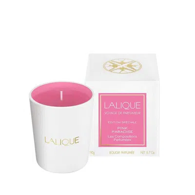 Lalique Ladies Pink Paradise Scented Candle 6.7 oz Fragrances 7640171196329 In Multi
