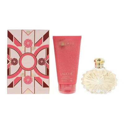 Lalique Ladies Soleil Gift Set Fragrances 7640171196442