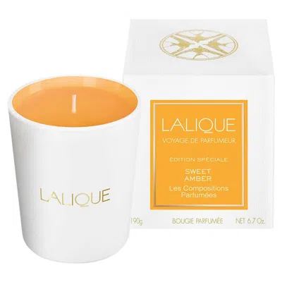 Lalique Ladies Sweet Amber Scented Candle 6.7 oz Fragrances 7640171196367