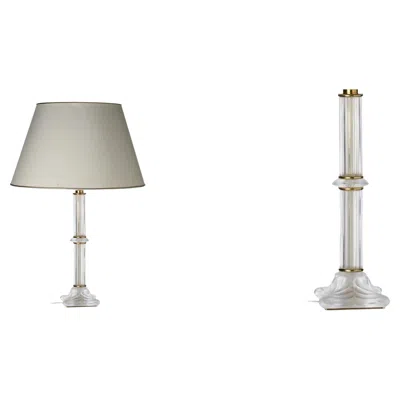 Pre-owned Lalique Lamp,  Signe In Transparent