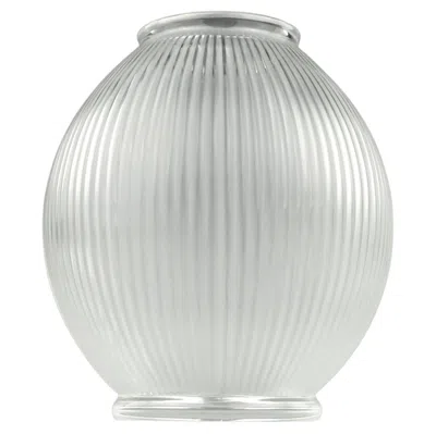 Pre-owned Lalique , "langeais" Candle Vase, France, 2000 In Transparent