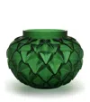 Lalique Languedoc Grand Vase In Green
