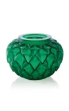 Lalique Languedoc Vase In Green