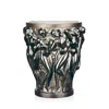 Lalique Large Bacchantes Vase In Black