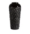 Lalique Large Crystal Mures Vase In Black