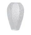 Lalique Large Crystal Sakura Vase In Clear
