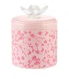 Lalique Large Rose Nebula Fleurs De Cerisier Box In Pink