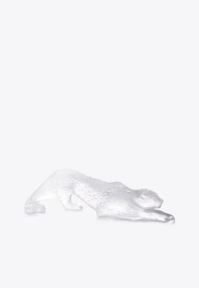 Lalique Large Zeila Panther Sculpture In Animal Print