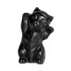Lalique Limited Edition Crystal Kitten Black Figure