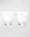 Lalique Lotus Blossoms And Buds Tumblers, Set Of 2