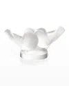 Lalique Lovebirds Sculpture In Clear