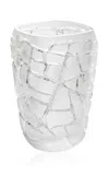 Lalique Crystal Magnitude Large Vase In Clear