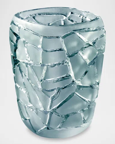 Lalique Magnitude Medium Vase In Blue