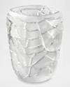 Lalique Crystal Magnitude Medium Vase In Clear