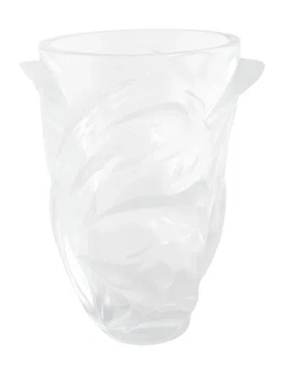 Pre-owned Lalique Martinets Vase In Clear