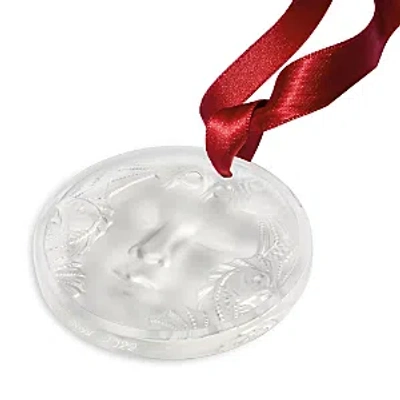 Lalique Masque De Femme Ornament, Clear Crystal