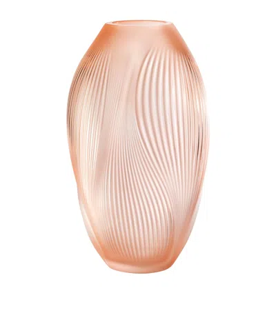 Lalique Medium Crystal Alizé Vase In Clear