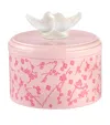 Lalique Medium Rose Nebula Fleurs De Cerisier Box In Pink