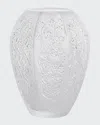 Lalique Medium Sakura Vase In Gray